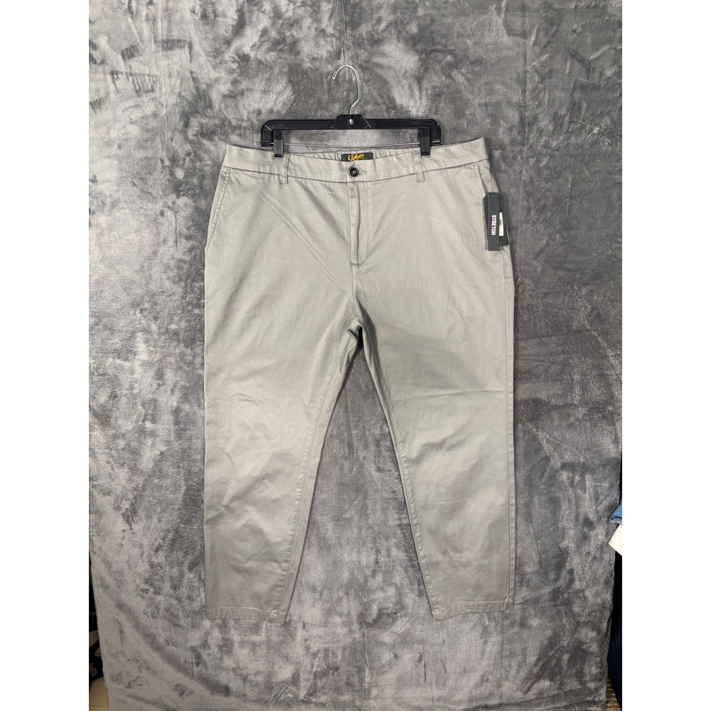 Johnny Bigg Mens Stretch Chino Pants Size 44 Smoke Grey J221CB201.SMK NWT